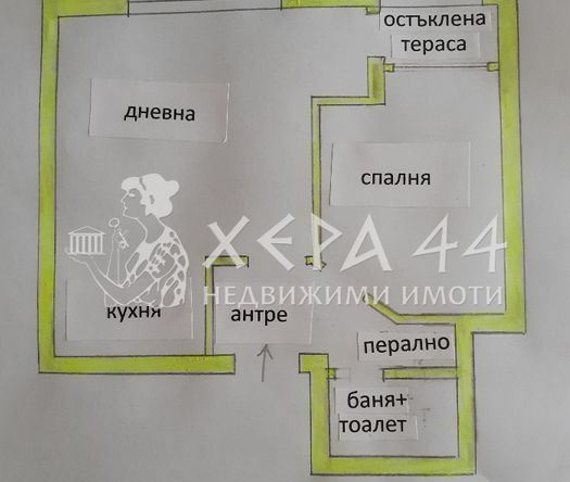 Двустаен апартамент в кв.Трошево-0