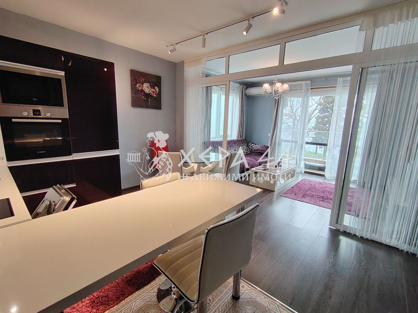 3стаен луксозен Галата с морска панорама - 0